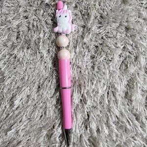 Unicorn beaded pen